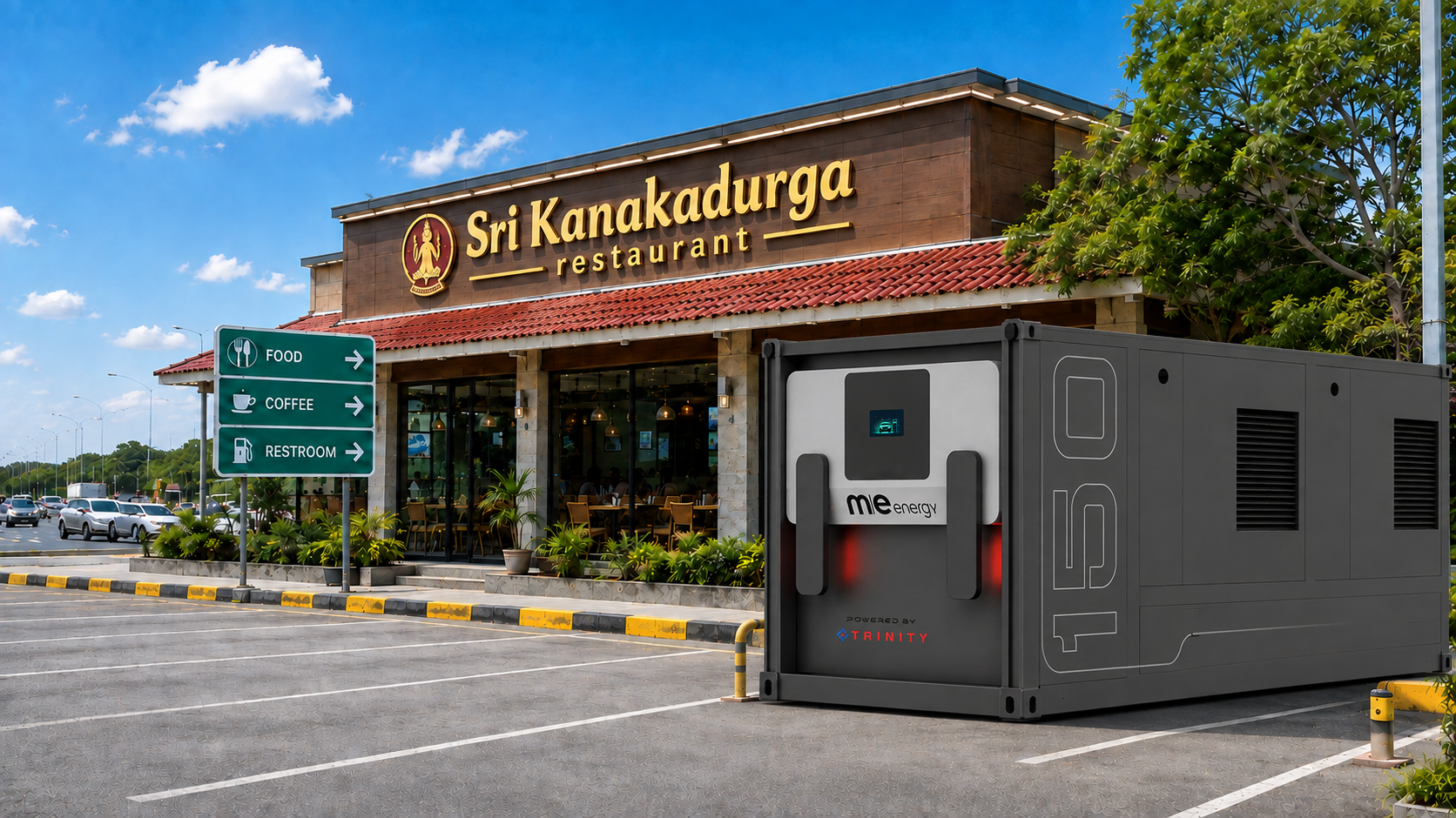 ME Energy Genset 150 bioethanol power unit